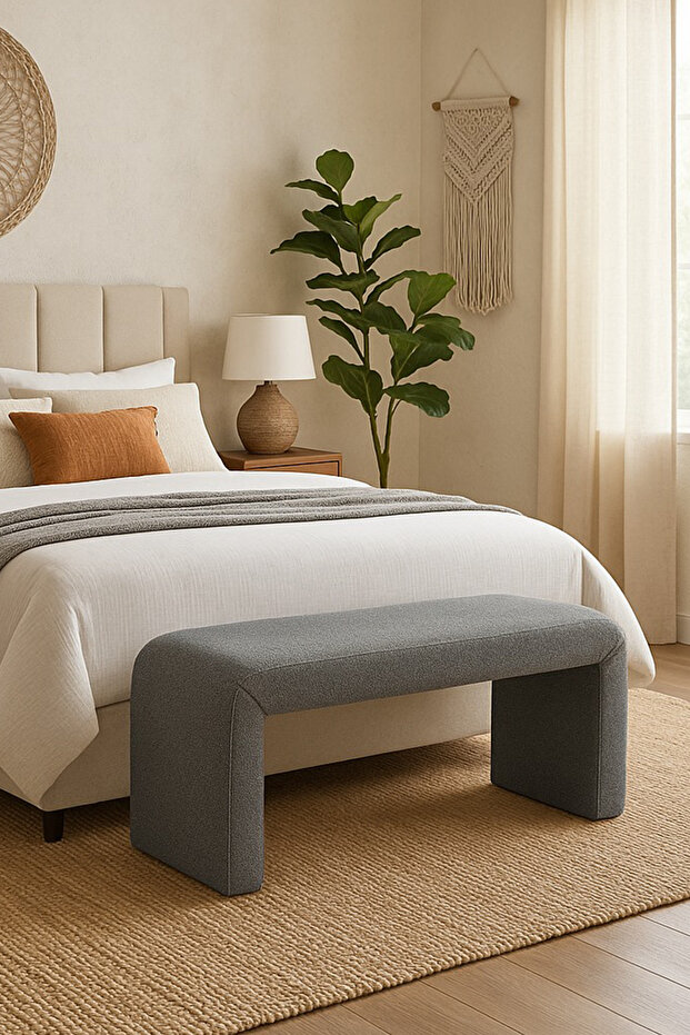 Modica Bench, Gri - 1