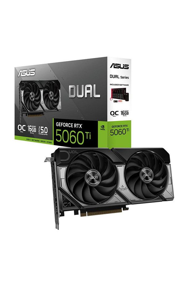 Rtx 5060 Tı Dual Oc Edition Dual-rtx5060tı-o16g 128 Bit Gddr7 16 Gb Ekran Kartı - 1