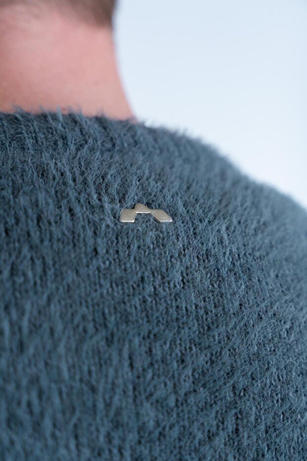 Grey Knit Sweater - 4