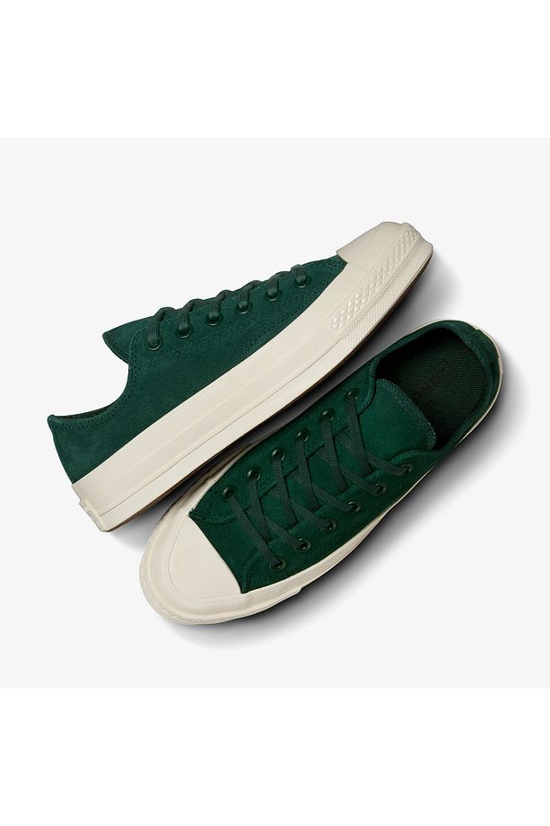 Chuck 70 Unisex Yeşil Deri Sneaker - 6