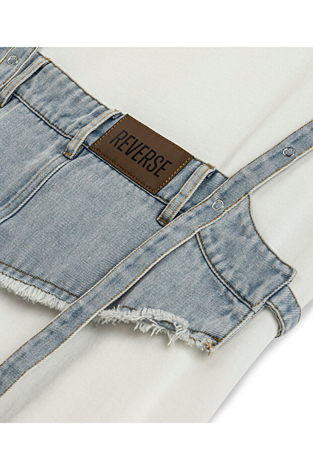 DENIM MIX ELBİSE - 4