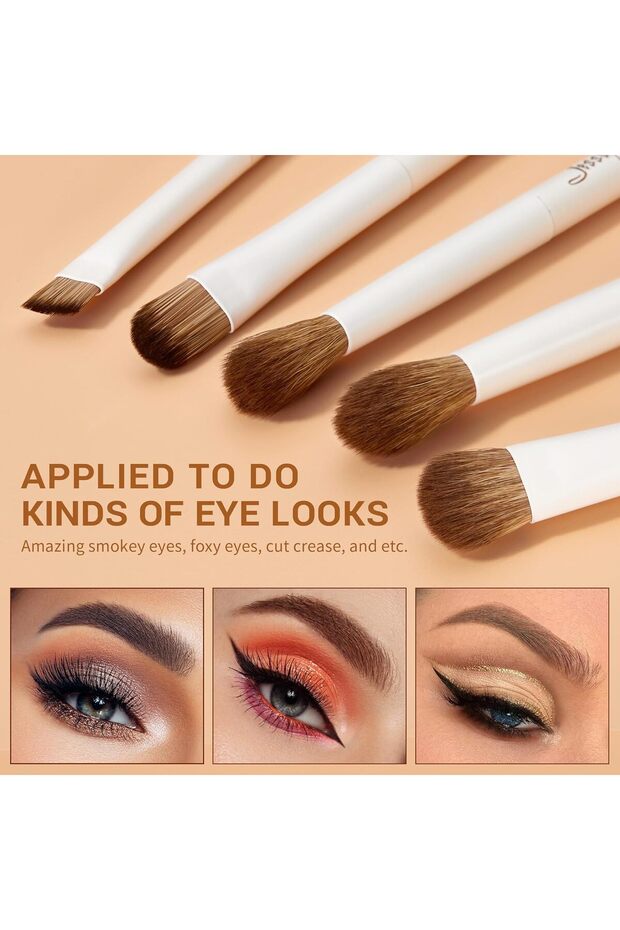 Vegan Makeup Brushes Set Professional Eco-friendly Synthetic Powder Foundation Highlight T329 - 7