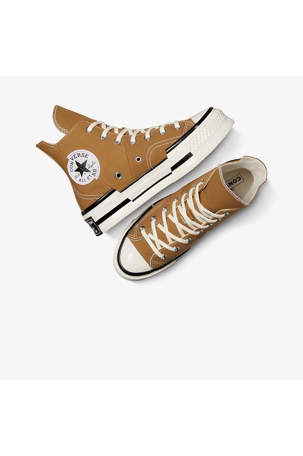Chuck 70 Plus Unisex Kahverengi Platform Sneaker - 8