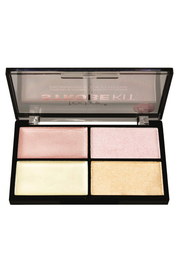 Highlighter Palette, Technic, Strobe Kit, Highlighter, 4 colors - 4