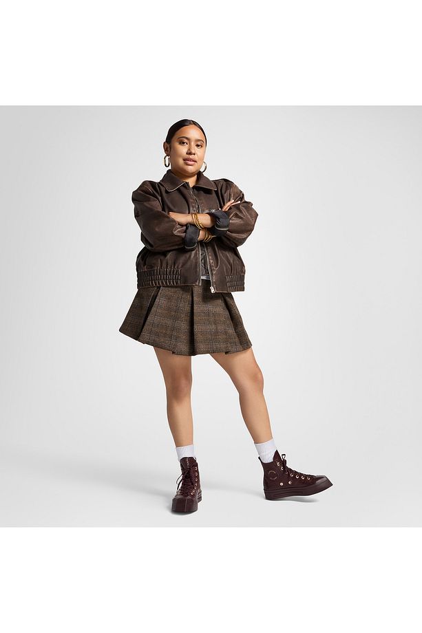 Chuck 70 De Luxe Squared Kadın Günlük Ayakkabı A10039C Kırmızı - 5