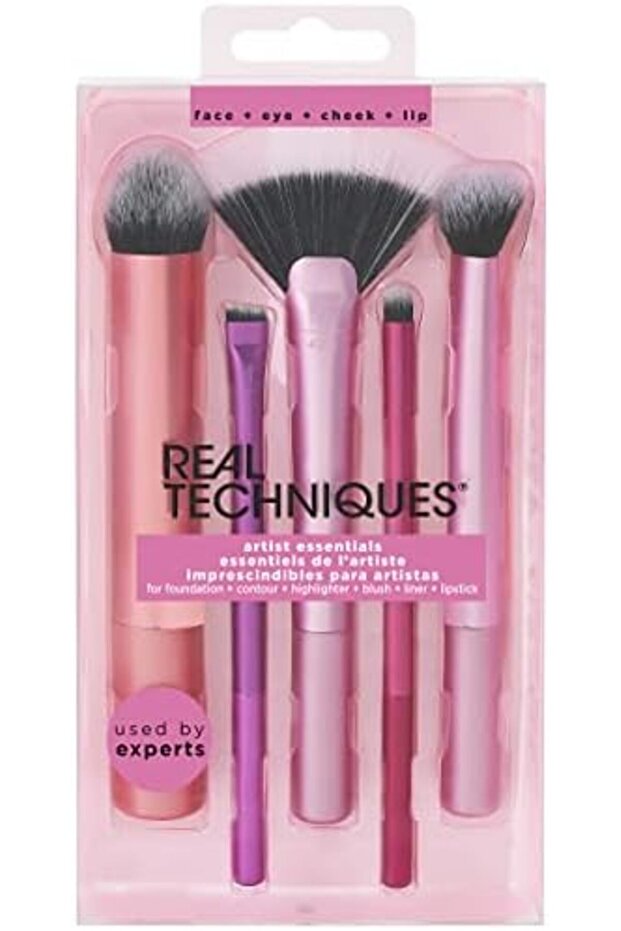 Real Techniques Artist Essentials Complete Face Makeup Brush Set For Makeup Artist Inspired Looks - 4