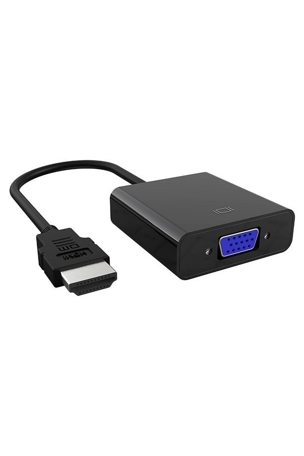 Chb021 Hı To Vga Dönüştürücü 3.5mm Aux Ses Destekli Çıkış Ile Hı-vga Adaptör - 3