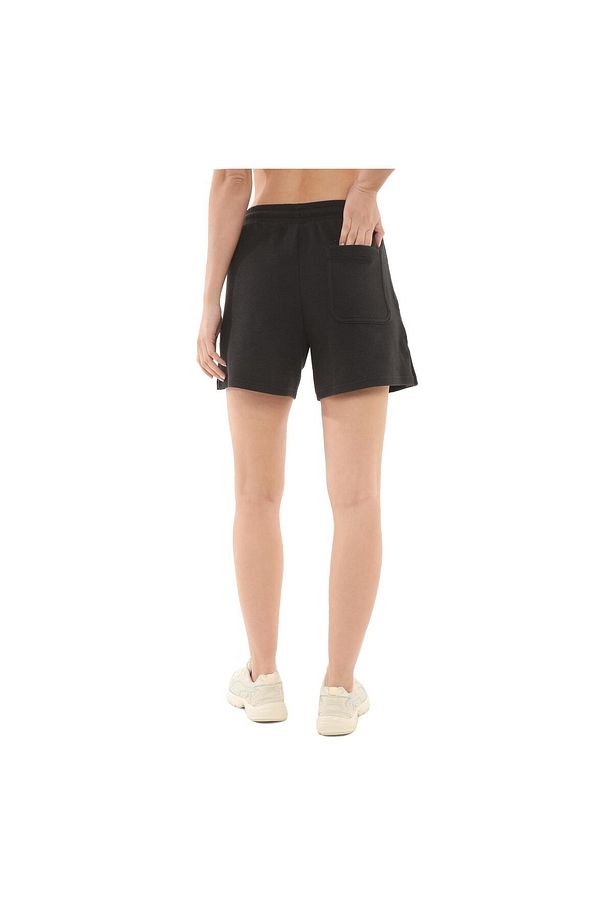 Knitted Shorts, Regular, Short Length, High, Plain, Side Pocket - 4