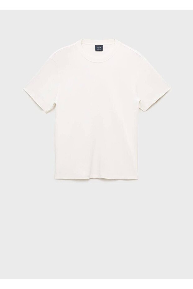 Regular kesim %100 pamuklu tişört - 3