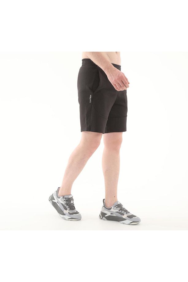 Knitted Shorts, Regular, Above Knee Length, Medium, Plain, Side Pocket - 2