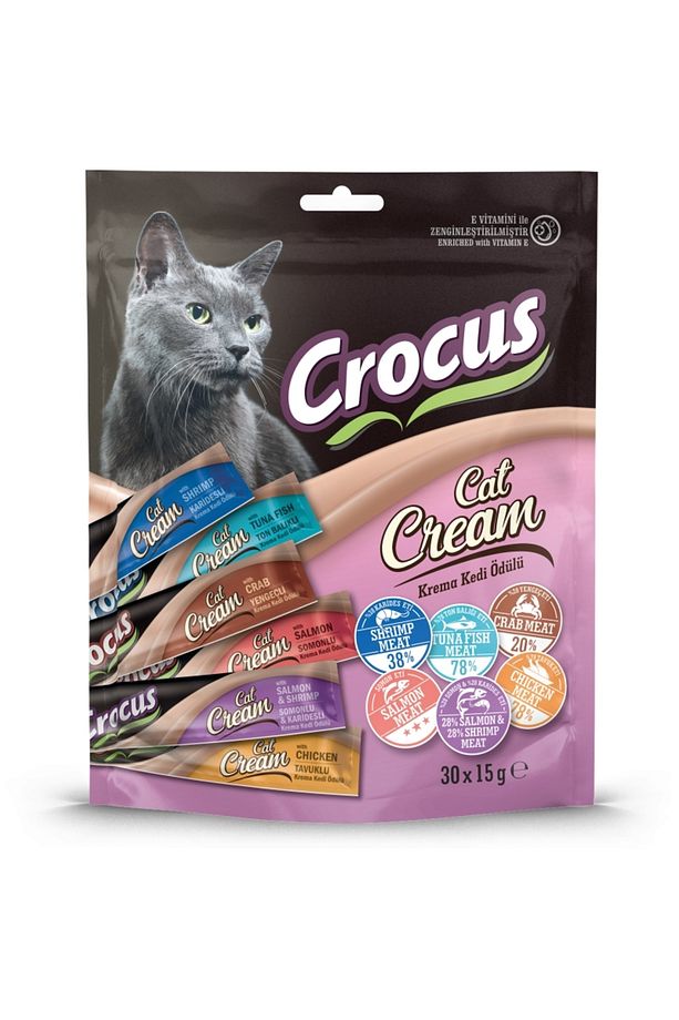 Multipack 6 Çeşit Krema Kedi Ödülü 30x15gr - 2 Paket - 2
