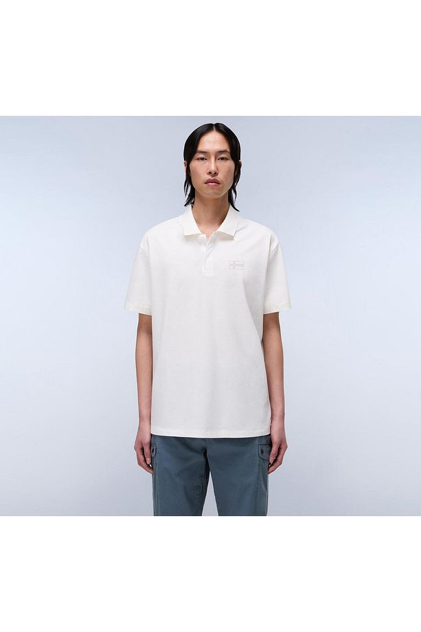 P0A4IDC2061-R Napapijri E-Sorano Ss Erkek T-Shirt Beyaz - 1