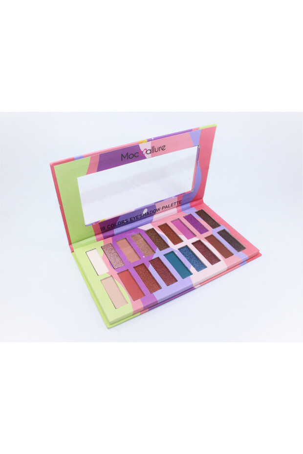 18 eyeshadows kit, Mocallure, Multicolor - 5