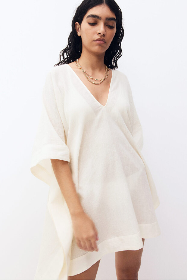 Krinkle Plaj Kaftanı - 2