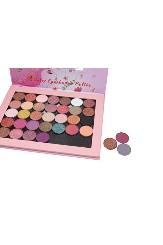 Makeup kit eyeshadow palette, Fabbla, 35 colors - 3
