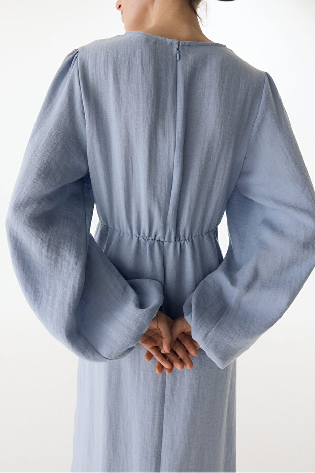 MAMA Önü Düğmeli Elbise - 4