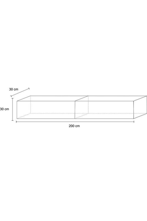 MDF Oak TV Ünitesi - 2