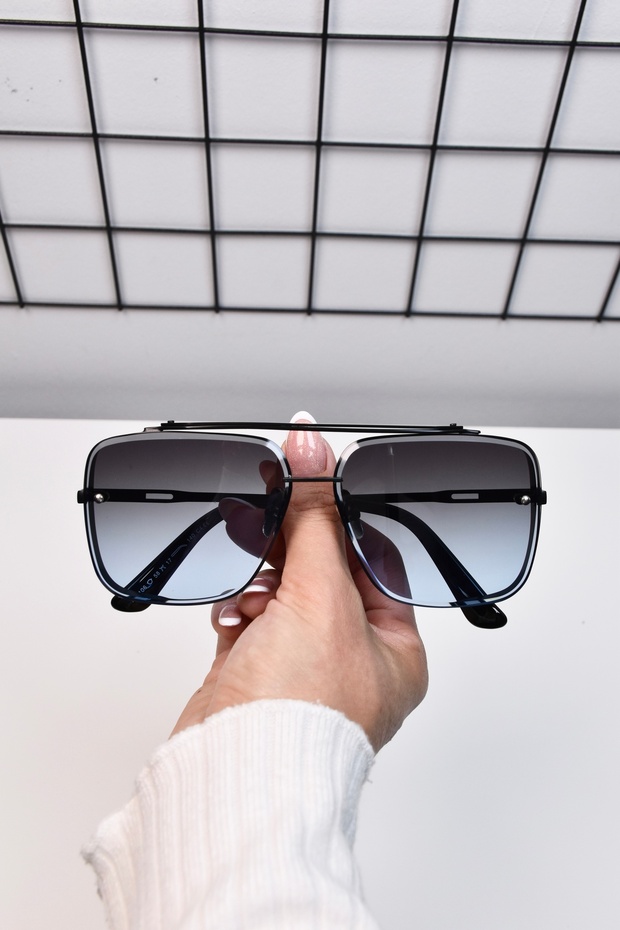 58 Ekartman Metal Steel Square Women Unisex Men Uv400 Protection Sunglasses