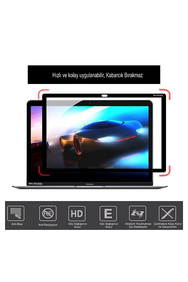 Mat Ekran Koruyucu Macbook Air Pro M1 M2 Çip 13.3inç A2179 A2337 A2251 A2289 A2338 Ile Uyumlu - 7