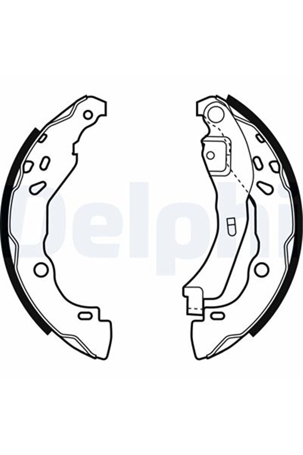 FREN PABUCU ARKA (RENAULT CLIO II 1.2-1.4 16V-1.5DCI-1.9 DTI / DACIA LOGAN 1.4-1.6 09/04=/1.6 16V) - 1