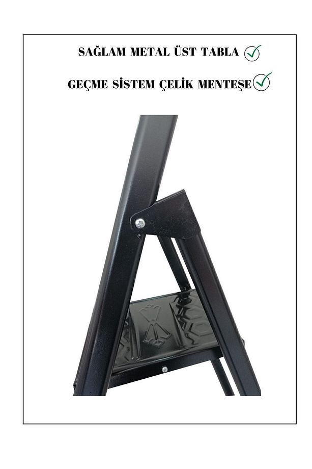 Hardy 2 1 Basamaklı Özel Tasarım Hafif Merdiven Tyc00573701866 - 8