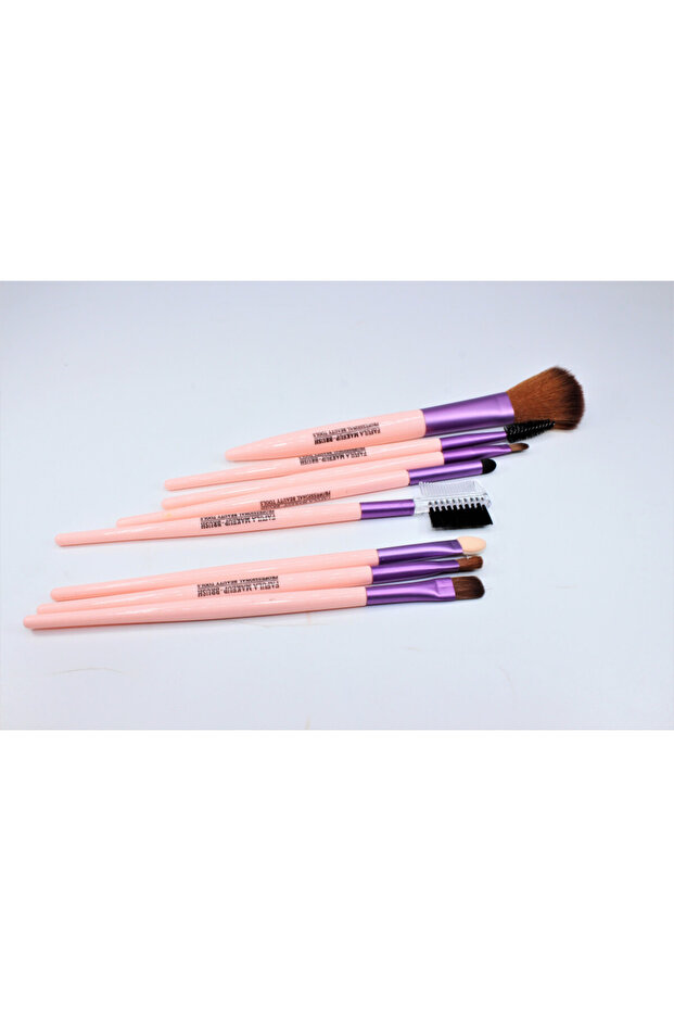 Set 8 Pensule Machiaj, Makeup, Roz - 2