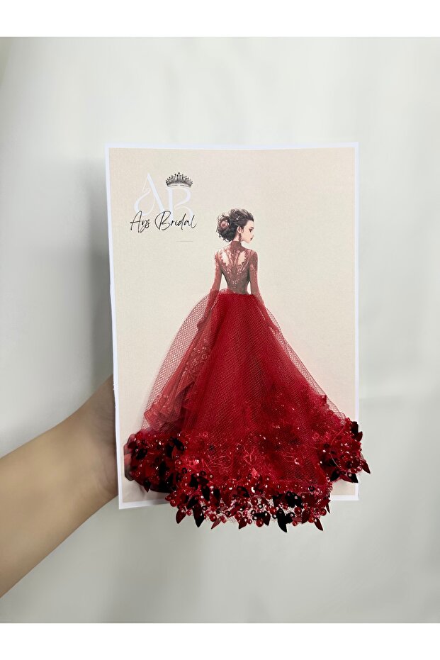 Taşlı pullu Gelin halay mendili - 1