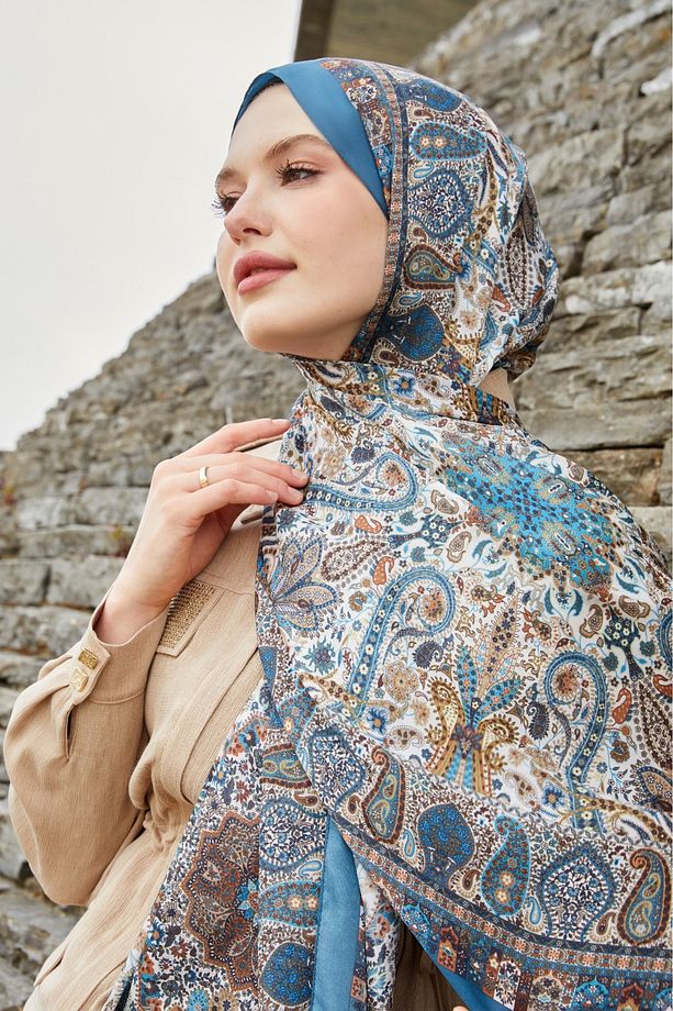 Hint İpeği Şal - 3