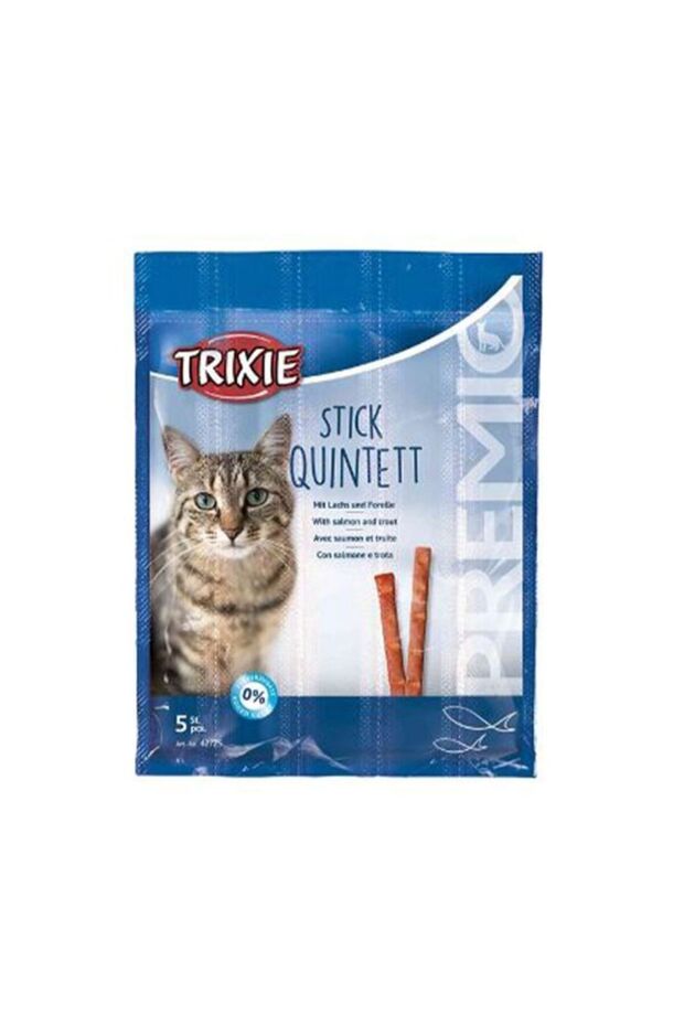 Premio Stick Quintett Salmon&Trout Cat Treats 5 5G