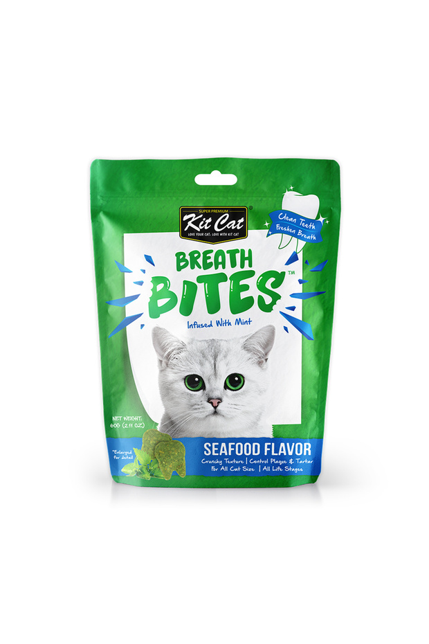 Kit Cat Breath Bites Seafood Flavour - 60g