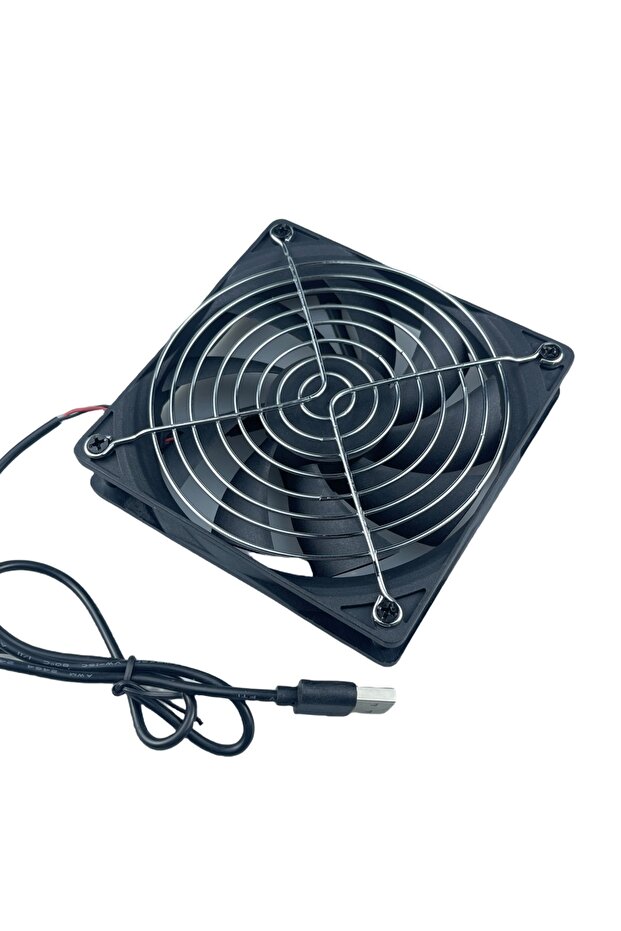 NO RGB black 120X120X25mm 120x120x25mm 120mm 12cm DC 5V USB Power Cooling Case Fan For Receiver DVR