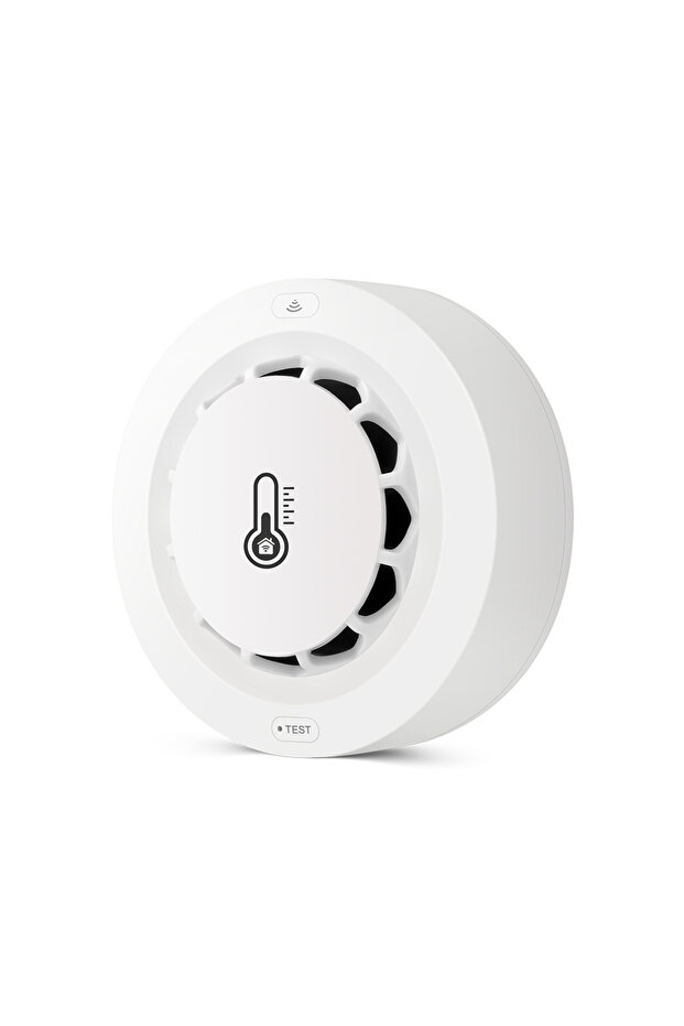 WiFi Tuya WiFi Temperature and Humidity Sensor Smoke Detector Protection Alarm Smoke house Combinati - 1