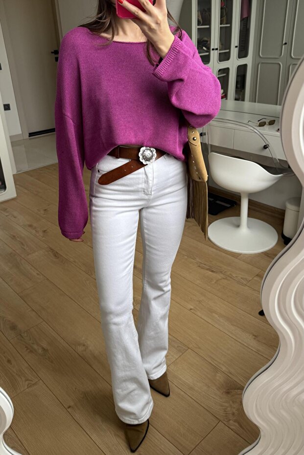 Beans Beyaz İspanyol Jean - 4