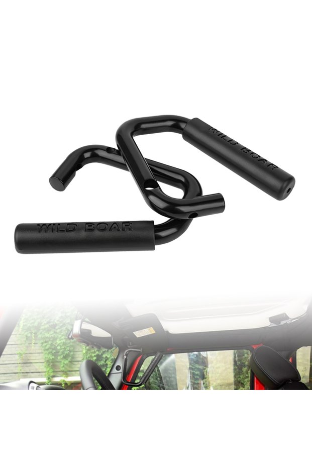 Front Handle Black Front Grab Bar Grab Handles Black Textured Car Rear Grab Handles Grab Bars for 20