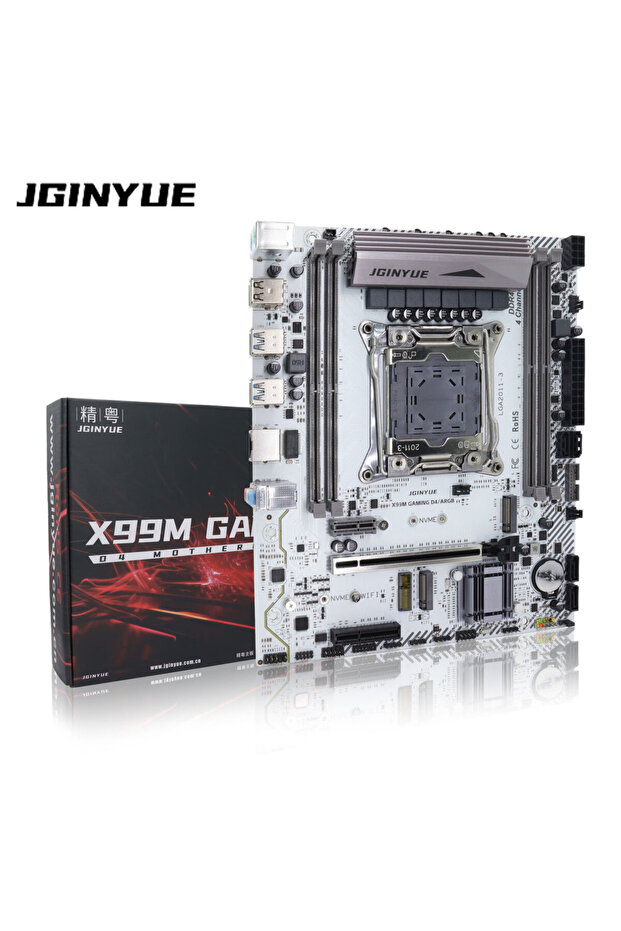 لوحة أم JGINYUE X99 A 2011-3 تدعم وحدة المعالجة المركزية Xeon E5 V3 V4 وذاكرة RAM DDR4 وM.2 NVME SATA WI... - 8