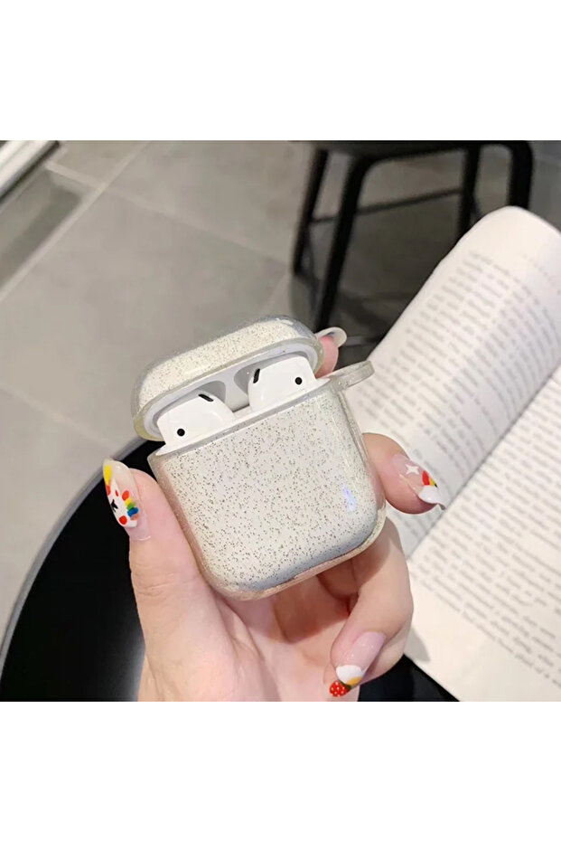 For Airpods 2 Glitter Luxury Bling Glitter Clear Earphone Case For Airpods Pro 3 Wireless Earphone C