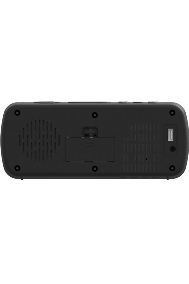 AKAI ACR-1080 Clock Radio, LED Display, Humidity and Temperature Indicator (Black) - 4