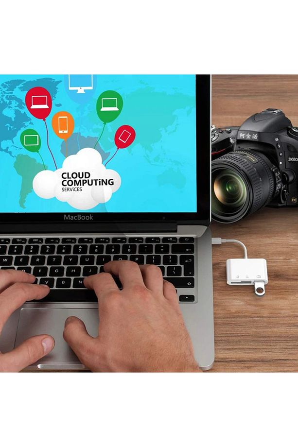 Usb Type C To Sd Microsd Tf Kart Okuyucu Usb 3in1 Çevirici - 2