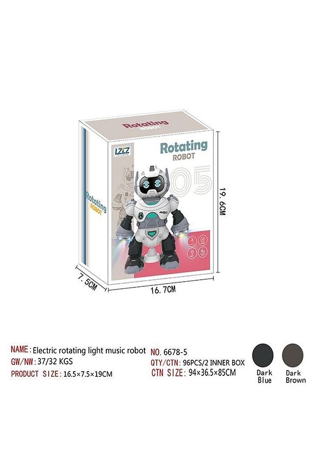 Robot Dans Eden Işıklı ve Sesli Pilli Robot Kaliteli Yeni Model Robot - 4