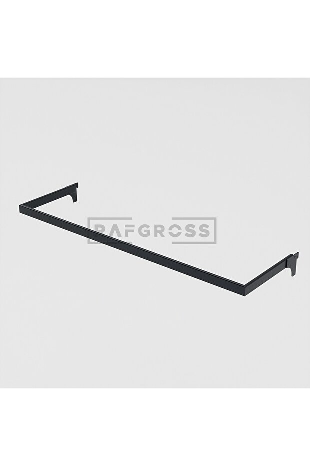 MAĞAZA RAF SİSTEMİ, ASKILIK SİSTEMİ, BUTİK RAFI, MAĞAZA STAND, GİYİNME ODASI-U ASKI 90 CM - 1