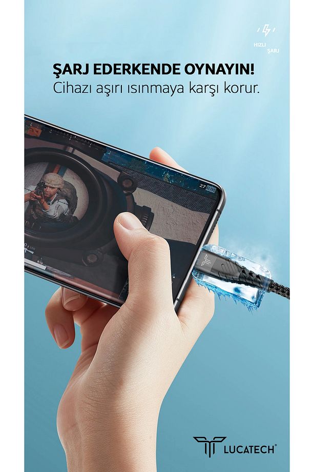 Samsung Galaxy S23 / S23 FE / S23 Plus / S23 Ultra uyumlu 2 METRE Kırılmaz 120W TypeC Kablo - 6