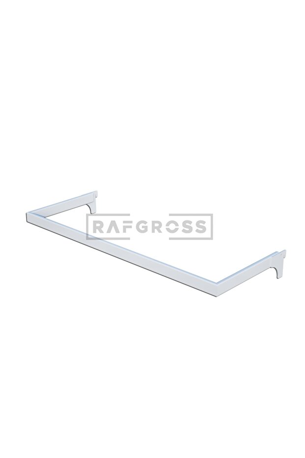 MAĞAZA RAF SİSTEMİ, ASKILIK SİSTEMİ, BUTİK RAFI, MAĞAZA STAND, GİYİNME ODASI-U ASKI 60 CM - 1