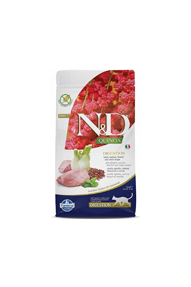 Farmina Quinoa Digestion Lamb Dry Cat Food - 1.5 Kg