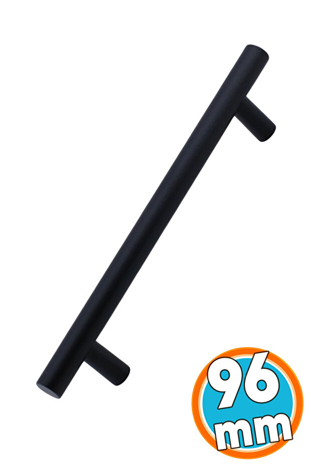 Matte Black Metal Furniture Kitchen Drawer Cabinet Cabinet Handle Handle Handles (96 mm - 9.6 cm)