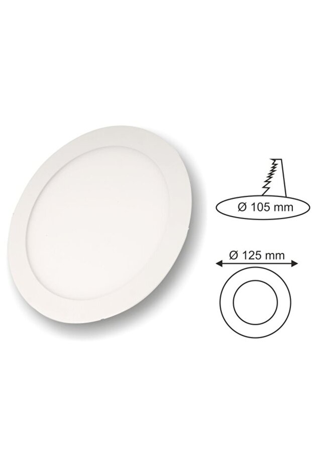 6W BEYAZ LED PANEL ARMATÜR - 1