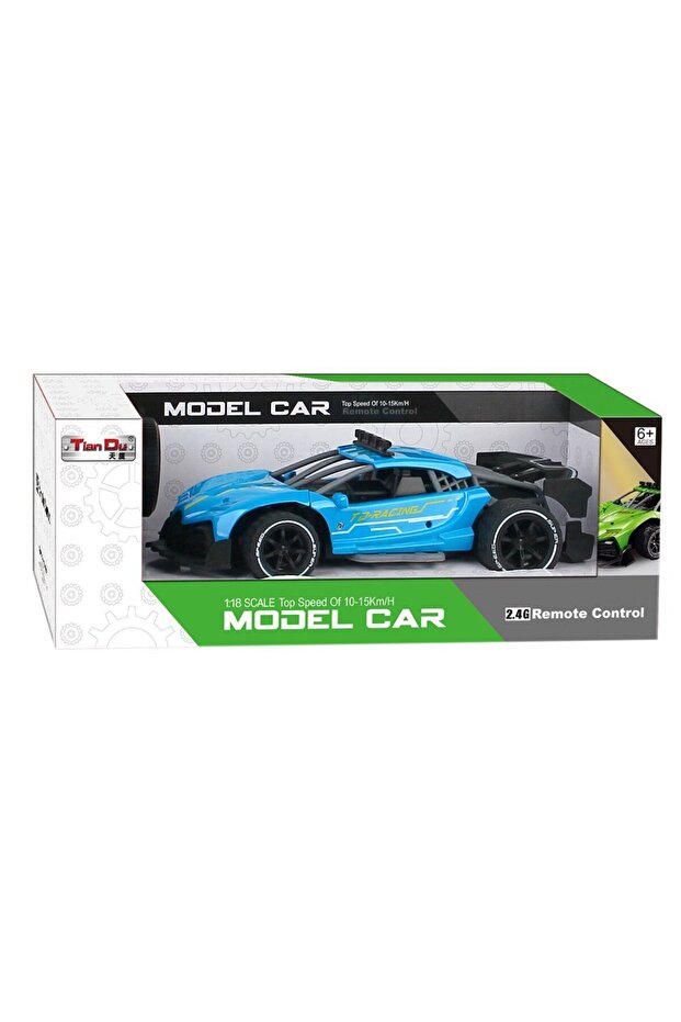 2.4G 1:18 4CH RC High-Speed Car with Remote Control - Assorted Colors - 2