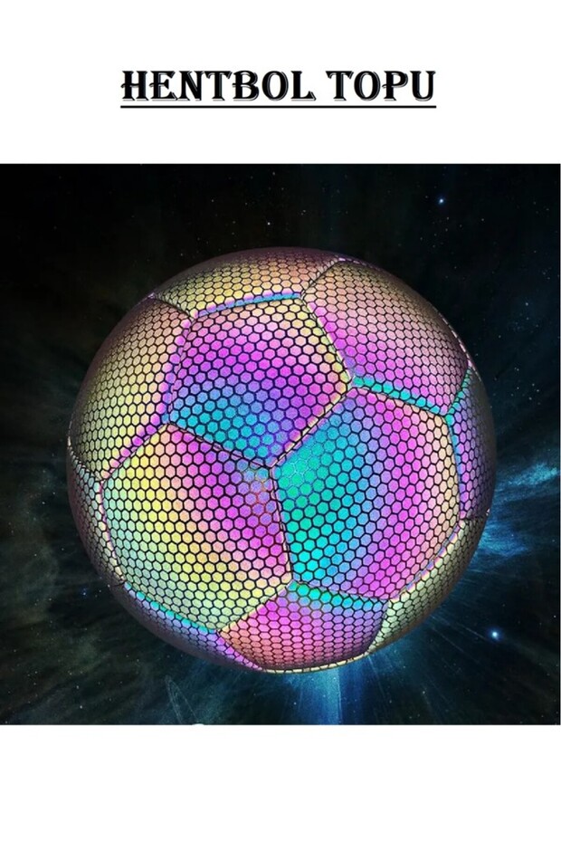 Phosphor Patterned Stitched Handball Ball X734 - 1