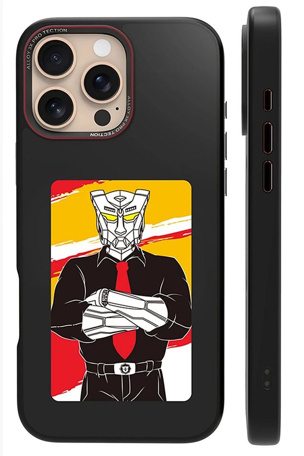 İphone 16 Pro Max Kılıf Akıllı NFC Ekran Özellikli Kişileştirilebilir Yansıtılabilir Smart Cover - 2