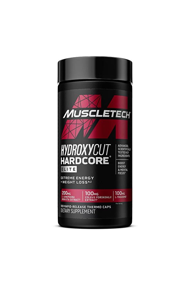 MuscleTech, Hydroxycut hardcore elit, 100 Kapsül - 1