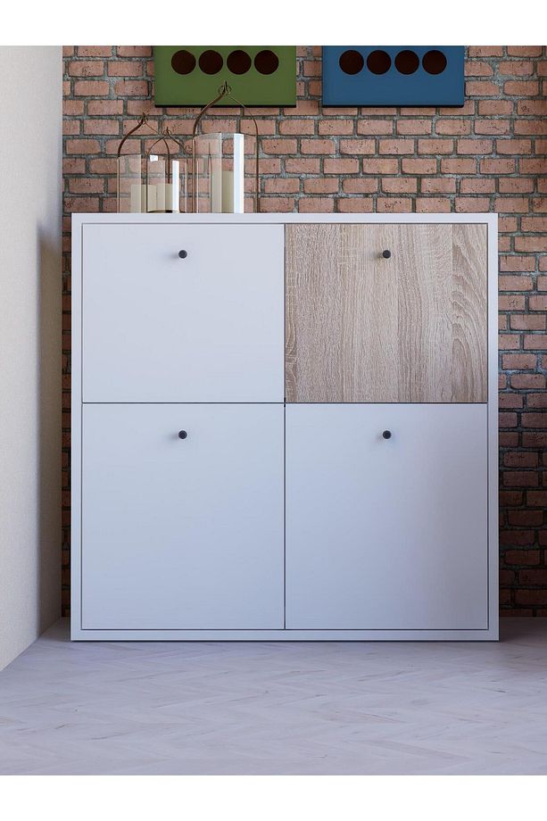Çok Amaçlı Dolap, Raflı Ayakkabılık, Banyo Dolabı, Mutfak Dolabı, 1. Sınıf Mdf - 4